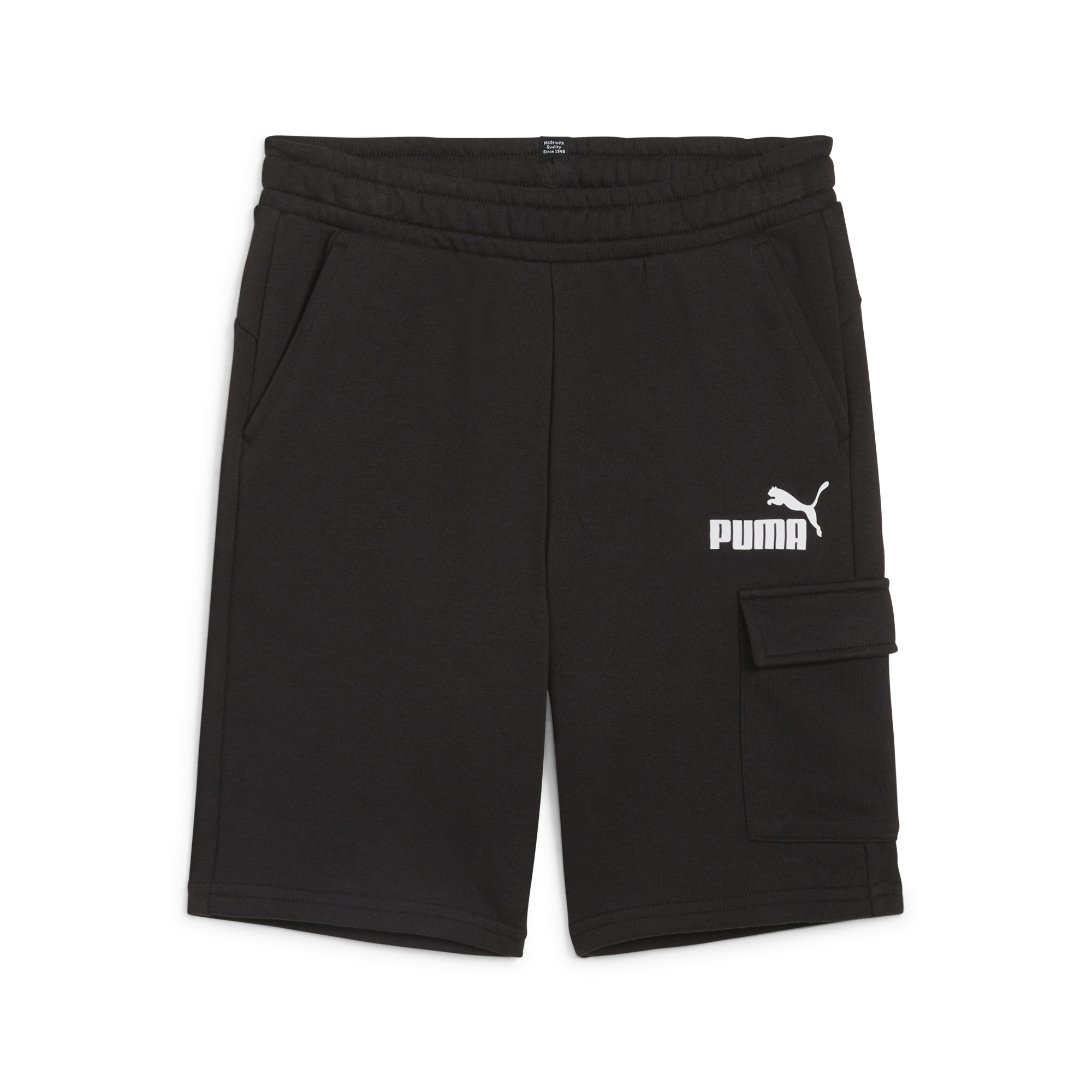 Pantaloncini cargo neri da bambino Puma Essentials, Abbigliamento Sport, SKU a763500014, Immagine 0